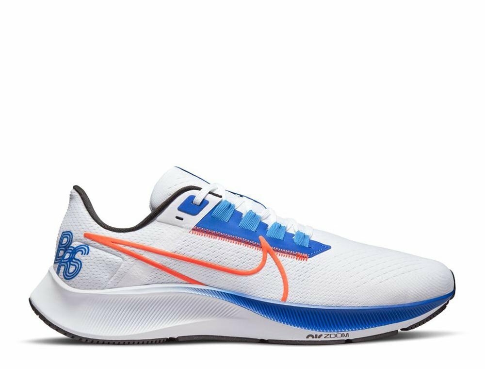 Pre-owned Nike Air Zoom Pegasus 38 Brs Men's White-blue Running Shoes ...