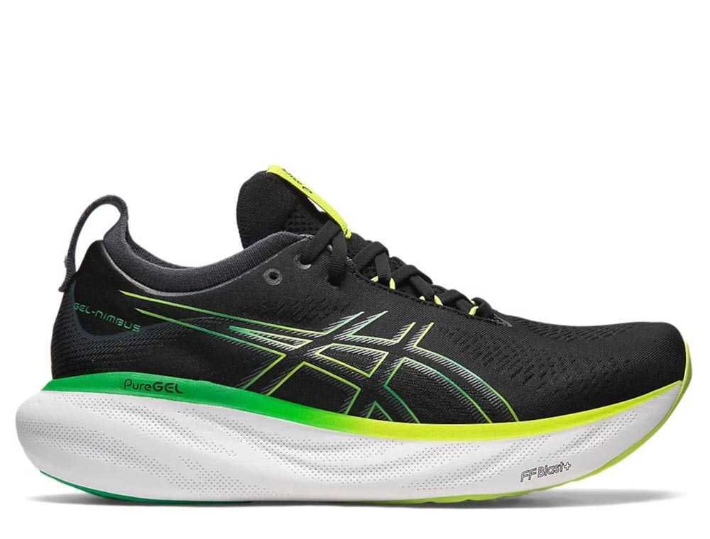 

Мужские кроссовки Asics Gel-Nimbus 25 Black-Lime 1011B547-003, Черный, Asics Gel-Nimbus