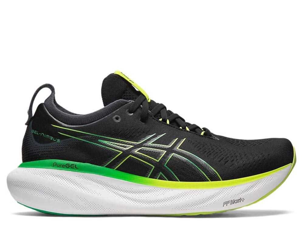 Мужские кроссовки Asics Gel-Nimbus 25 Black-Lime 1011B547-003