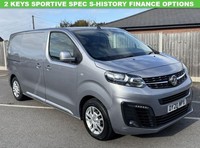 2020 Vauxhall Vivaro 1.5 Turbo D 2700 Sportive Panel Van 5dr Diesel Manual L1 H1