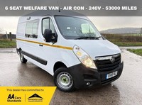 2018 18 VAUXHALL MOVANO 2.3 CDTI 3500 WELFARE UNIT  DIESEL MANUAL FWD L2 H2 EURO