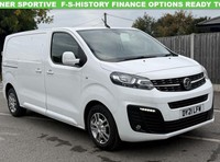 2021 Vauxhall Vivaro 2.0 Turbo D 3100 Sportive Panel Van 5dr Diesel Manual L1 H1