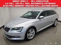 2017 17 SKODA SUPERB 2.0 TDI SE L EXECUTIVE ESTATE 5DR DSG EURO 6 (S/S) (190 PS)