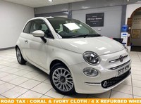 2016 Fiat 500 0.9 TwinAir Lounge Hatchback 3dr Petrol Manual Euro 6 (s/s) (85 bh