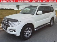 2015 65 MITSUBISHI SHOGUN 3.2 DI-DC SG3 SUV 5DR DIESEL AUTO 4WD EURO6 LWB 187 PS