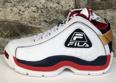 FILA GRANT HILL 2 GB -1BM01847-125 Mens Basketball White/Navy/Red NEW IN BOX