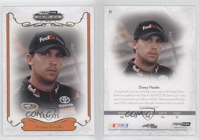 2012 Press Pass Showcase Gold /125 Denny Hamlin #11