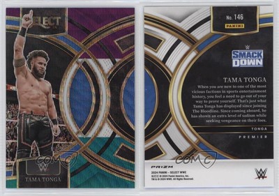2024 Panini Select WWE Premier Level Tri-Color Prizm Tama Tonga #146 Rookie RC