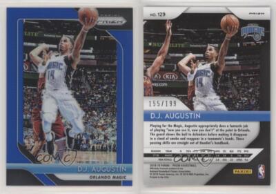 2018-19 Panini Prizm Blue Prizm /199 DJ Augustin #129