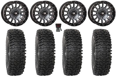 High Lifter HL25 15'' Wheels Dt 37'' RC500S Sticky Tires Can-Am Defender