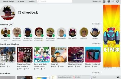 Stacked Roblox Account Robux In Account Super Cheap Lots Of Items Ebay - roblox jetpack code free robux url