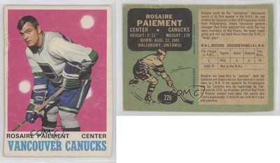 1970-71 O-Pee-Chee Rosaire Paiement #226 Rookie RC