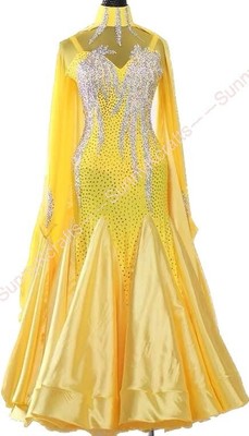 SunnyK Waltz Tango st Dance Dress  Salsa Costume Stardard Ballroom Competition