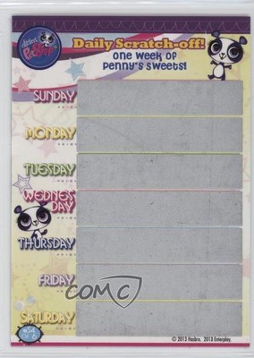 2013 Enterplay Littlest Pet Shop Scratch-Offs Penny's Sweets #S4 0ni9