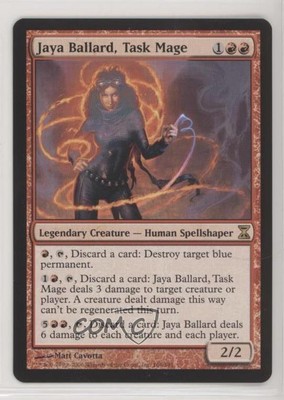 2006 Magic: The Gathering - Time Spiral Jaya Ballard Task Mage #166 1md