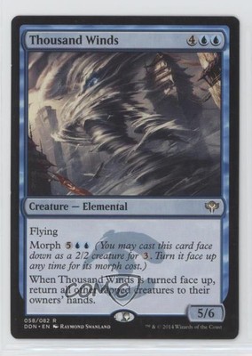 2014 Magic: The Gathering - Speed vs Cunning Duel Decks Thousand Winds #058 gl9