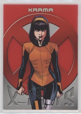 2018 Fleer Ultra Marvel X-Men X-Cuts Red /99 Karma #XC33 09q5