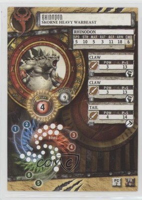 2006-Current Warmachine/Hordes Rhinodon gl9