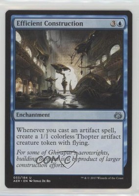 2017 Magic: The Gathering - Aether Revolt English Efficient Construction 3g6