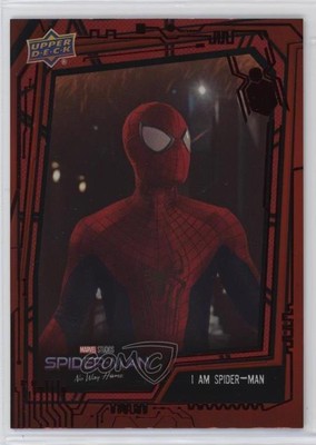 2023 Marvel Studios' Spider-Man No Way Home Red Foil I am Spider-Man #25 ki5