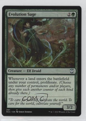 2022 Magic: The Gathering - Streets of New Capenna Commander Evolution Sage 0p7