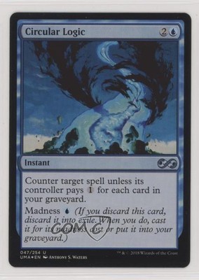 2018 Magic: The Gathering - Ultimate Masters Foil Circular Logic #047 fv8