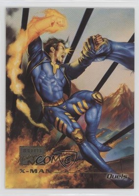 1996 Fleer Marvel Masterpieces Duels X-Man #58 2qf