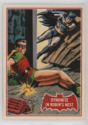 1989 Topps Deluxe Reissue Edition Red Bat Batman Robin Dynamite in 's Nest 2v8