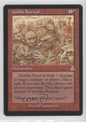 1999 Magic: The Gathering - Urza's Destiny Goblin Festival #83 2k3