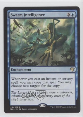 2020 Magic: The Gathering - Commander Format Edition Swarm Intelligence #124 7m3