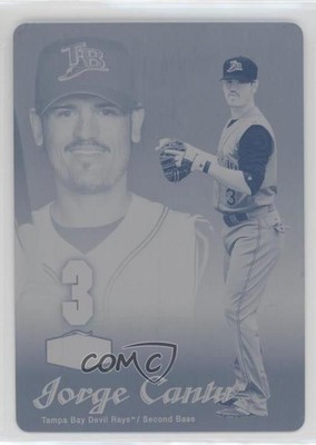 2006 Flair Showcase Printing Plate Cyan 1/1 Jorge Cantu #133 5xl