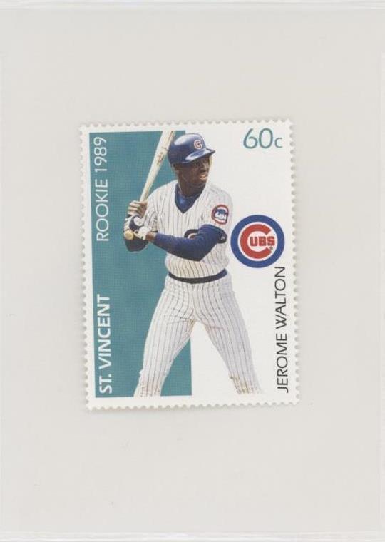 1989 St. Vincent Rookies Stamps - Jerome Walton (RC) for sale online | eBay