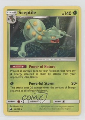 2018 Pokémon Sun & Moon - Celestial Storm Sceptile #10 6wp