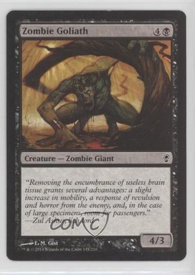 2014 Magic: The Gathering - Conspiracy Zombie Goliath #135 0k0u