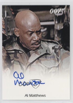2012 James Bond: 50th Anniversary Series 1 Full Bleed Al Matthews Auto 4et