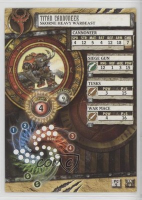 2006-Current Warmachine/Hordes Titan Cannoeer gl9