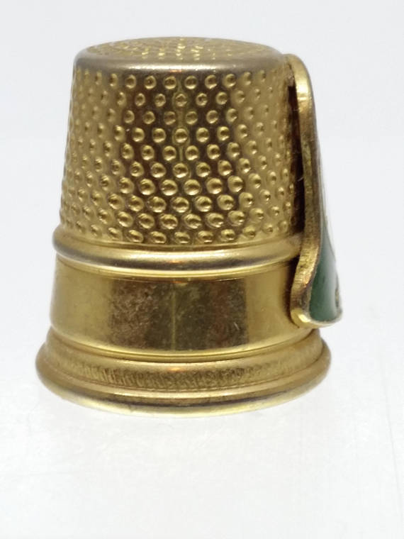 Vintage Lillian Vernon Church Thimble, 1978 Religious