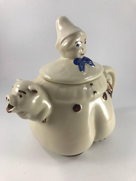 Vintage Shawnee Little Boy Blue & Pig Creamer