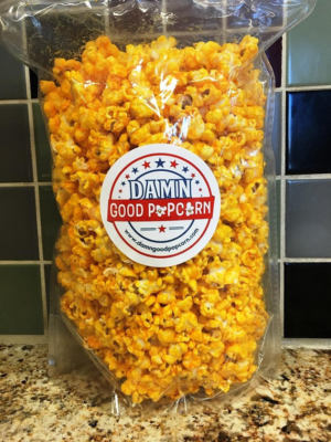 Xtra Cheddar Cheese Please Popcorn by Damn Good Popcorn 7 oz Bag
