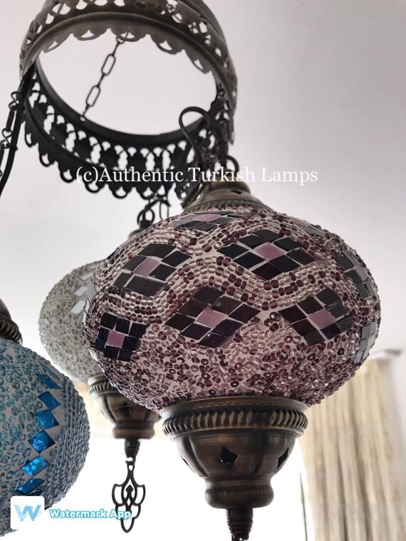 Handmade Turkish Lamp!!! Moroccan Lantern, Turkish, Mossaic!!! Beautifully made!