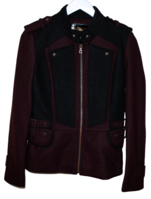 Sam edelman blazer flap top pocket wool blend coat