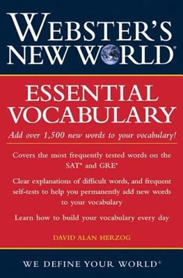 Webster's New World Essential Vocabulary Paperback David A. Herzo