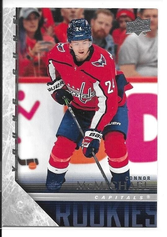 2020-21 Upper Deck Young Guns Retro 2005-06 Connor McMichael Rookie Card RC #T99. rookie card picture