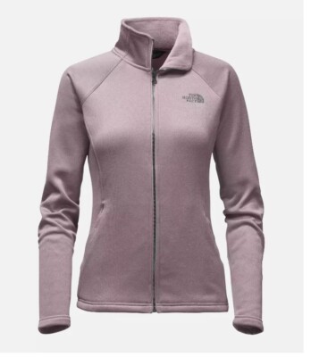 the north face Women's Agave Full Zip Jacket Quail Grey Heather Large NWT