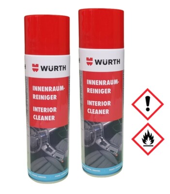 [19,99€/L] 2x Würth Innenraumreiniger Reiniger Innenraum Polsterreiniger 0893033