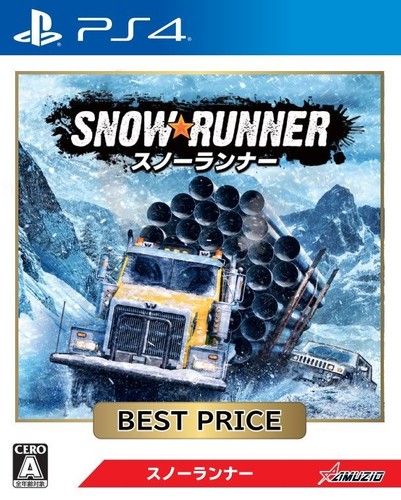 ⭐︎送料無料⭐︎PS4 スノーランナー　日本語版 Snow runner BEST PRICE Playstation 4 PS4 From Japan Multi