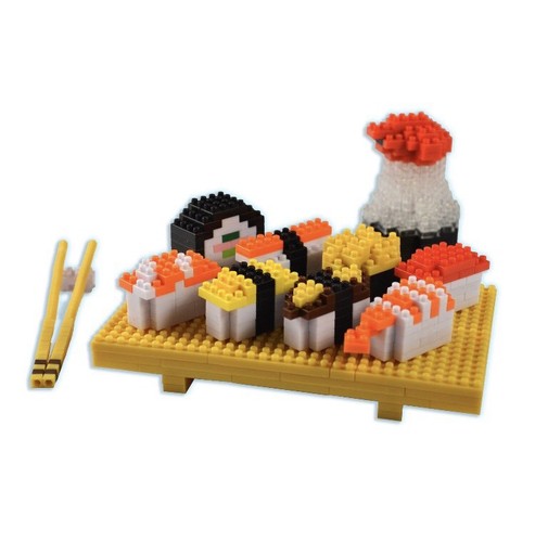 BePuzzled Sushi 3D Pixel Puzzle Building Toy Damaged Package Level 3 Age 12+