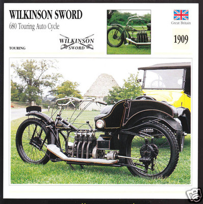 1909 Wilkinson Sword 680 676cc Touring Auto Cycle TAC
