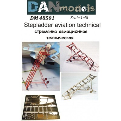 Stepladder Aviation Technical #1 For Scale Model Kit Dan Models 48501 Scale 1:48