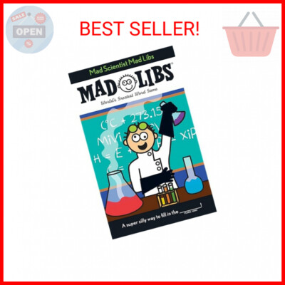 Mad Scientist Mad Libs: World's Greatest Word Game Paperback   Coloring Book, Au